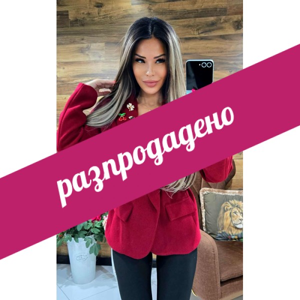 Сако Samantha в червено